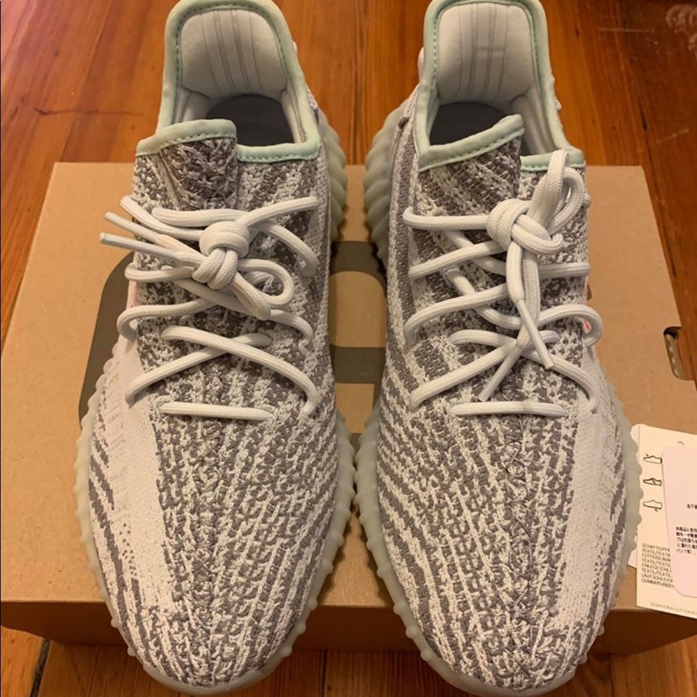 Yeezy 350 blue tint
